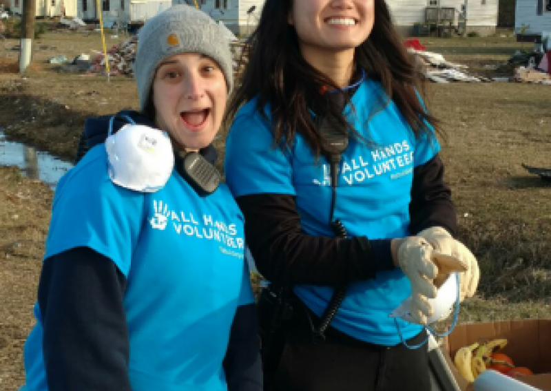 Maria and Noel helping our Georgia neighbors recover from a disaster